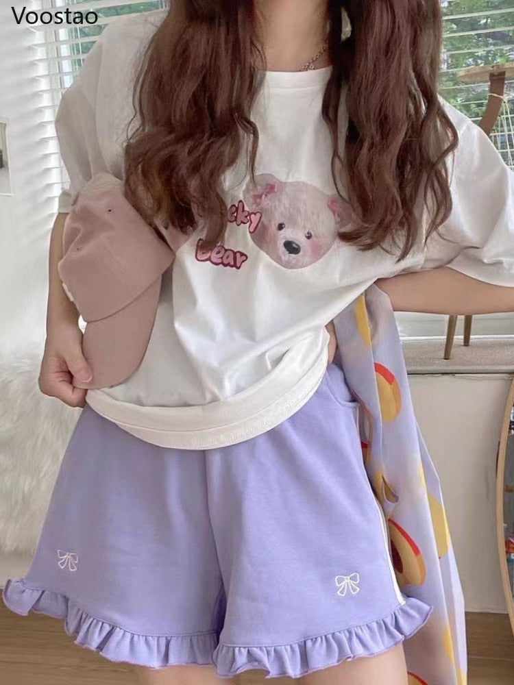 Cute Summer Lolita Sports Shorts