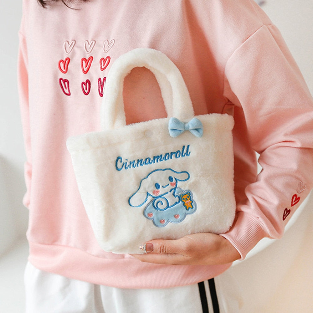 Kawaii Cinnamoroll My Melody Kuromi Plush Bag