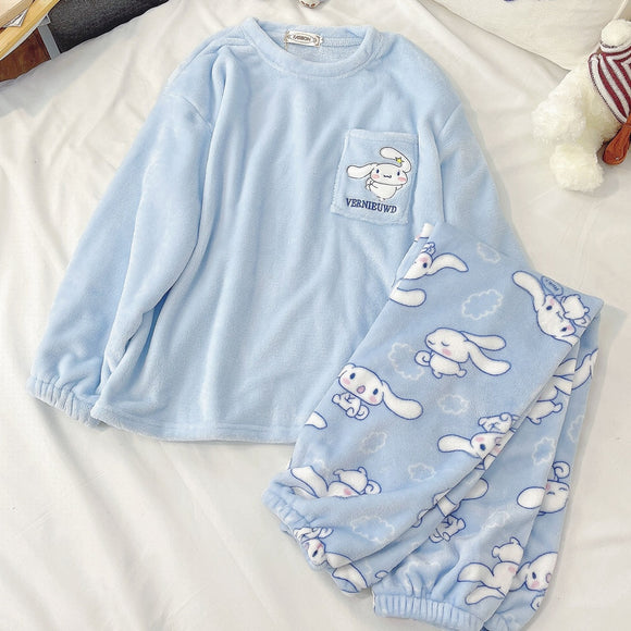 Shop Generic Kawaii Japan Anime Pajamas For Women Cute Bows Navy Collar  Nightwear Summer Cotton Short Sleeve Pajamas Sets Princess Sleepwear Online