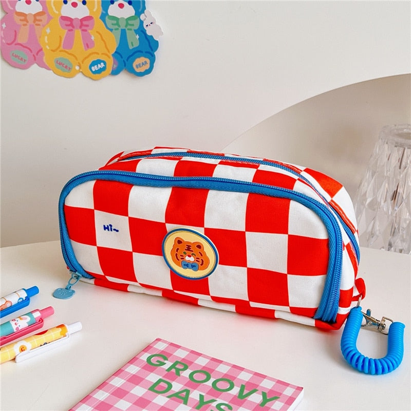 Portable Cartoon Bear Pencil Case