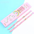 12Pcs/Set Cute Kawaii Cartoon Unicorn Pencil HB with Rubbers