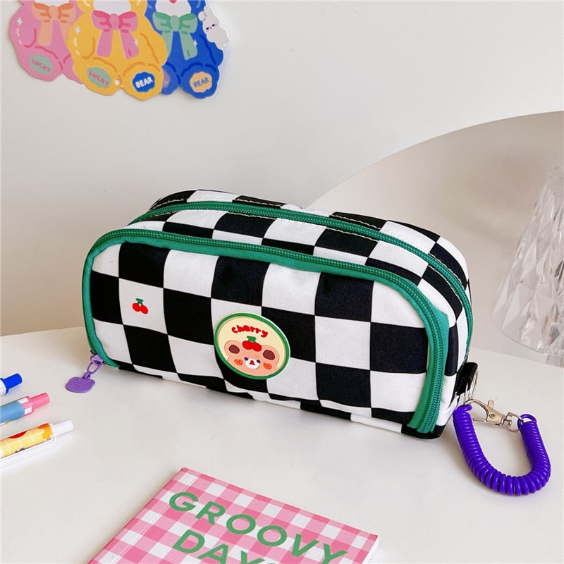 Portable Cartoon Bear Pencil Case
