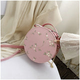 Sweet Lace Flowers Round or Heart Shaped Handbag