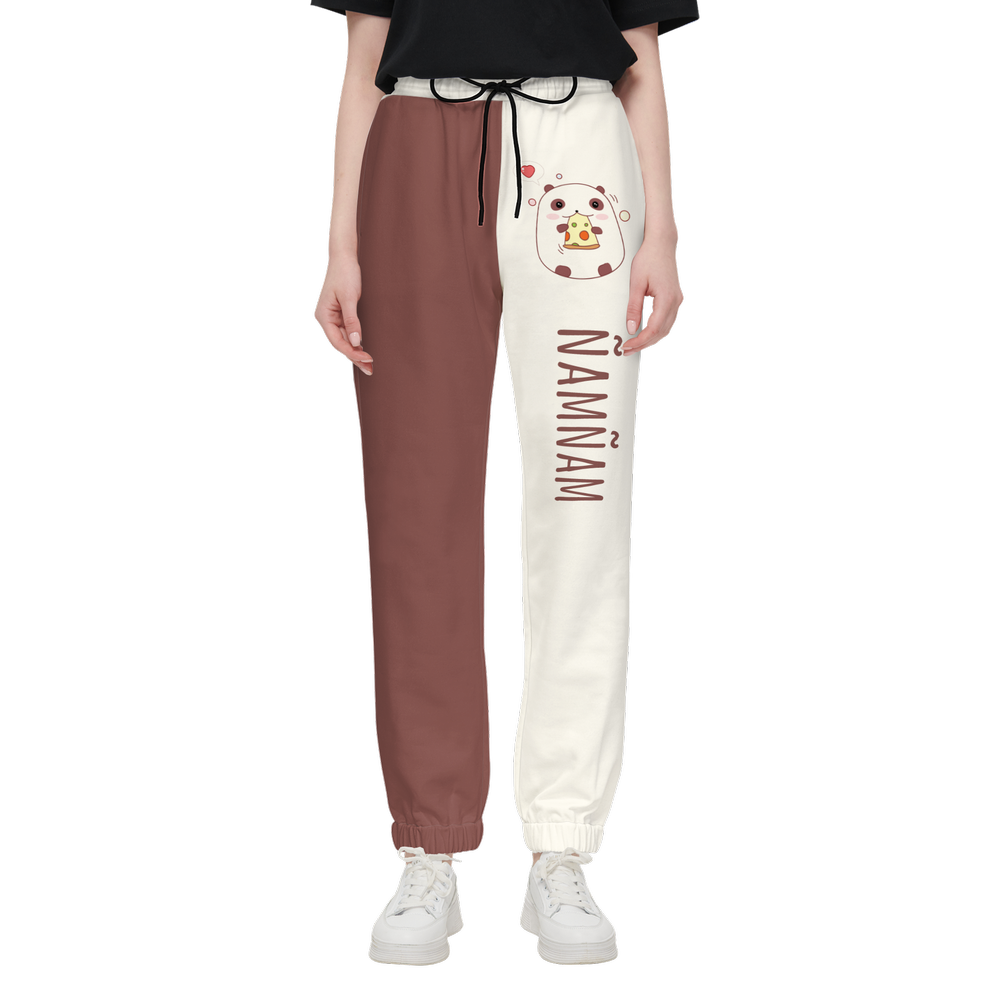 Kawaii Panda Cheese Casual Fit Jogging Pants-Cotton Feel