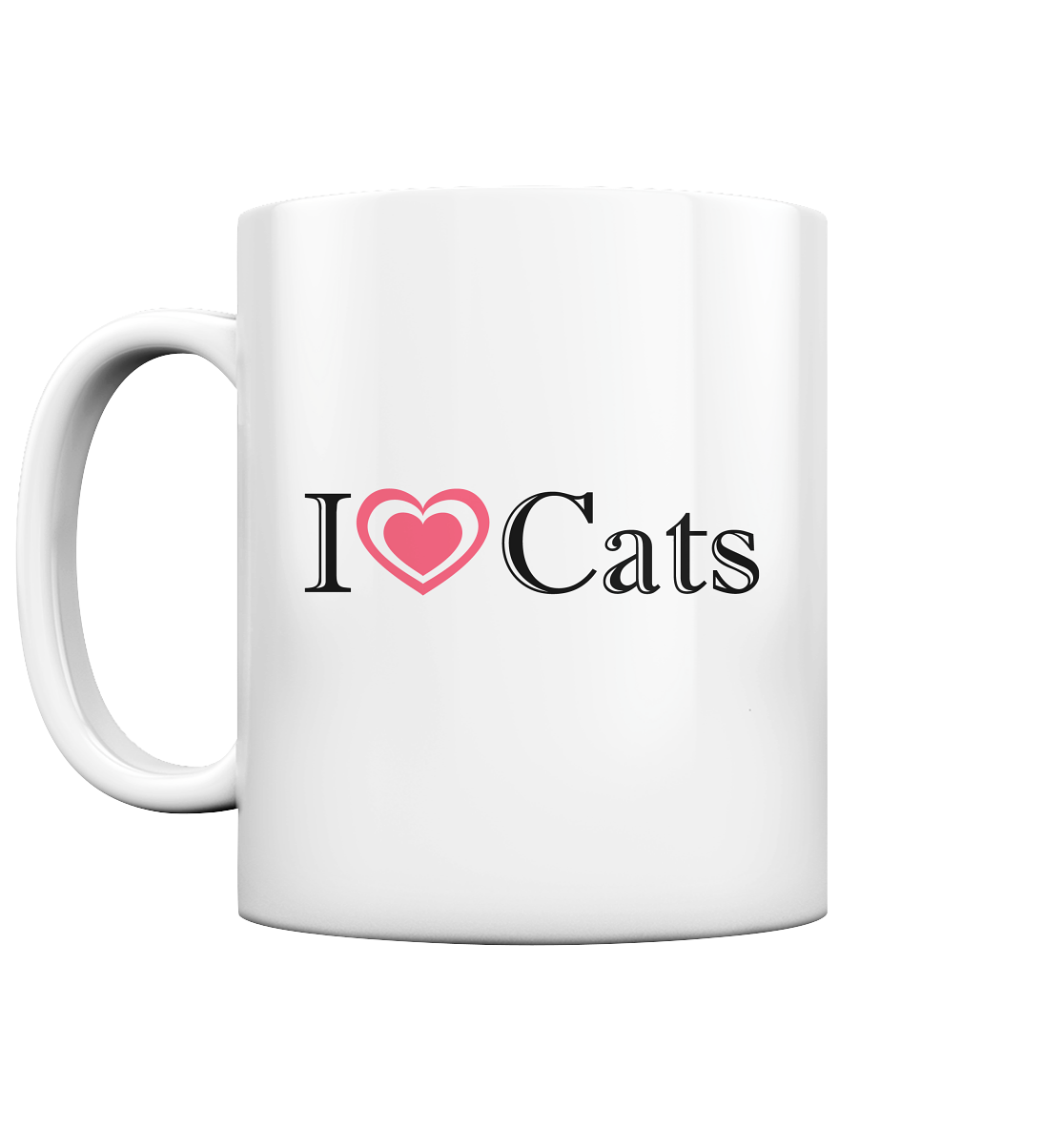 Kawaii Mug I Love Cats - Tasse glossy