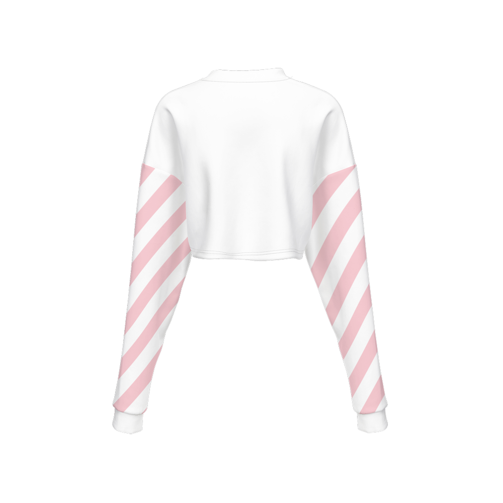 Cute Chick Cropped Crewneck Sweatshirt