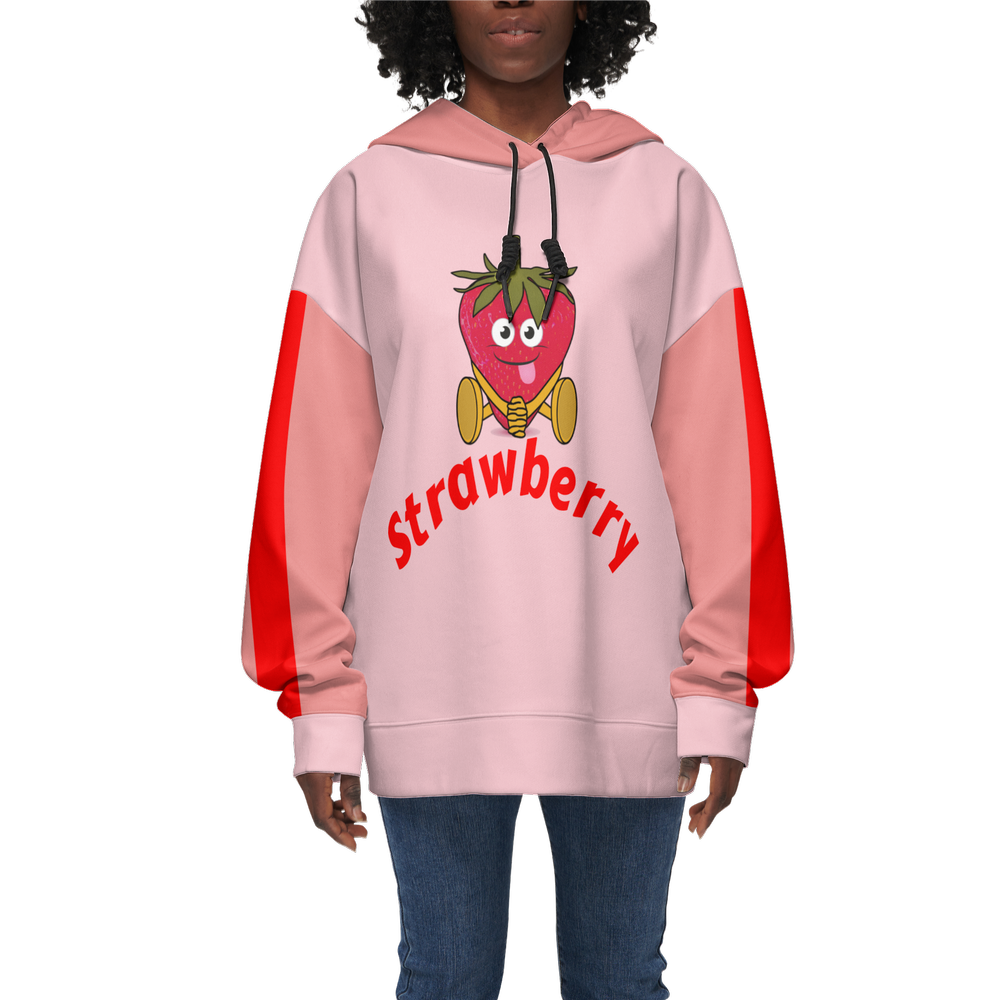 Cute Strawberry Relaxed Fit Hoodie