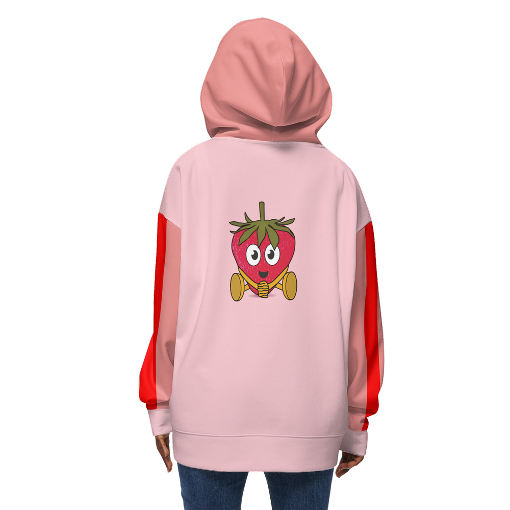 Cute Strawberry Relaxed Fit Hoodie