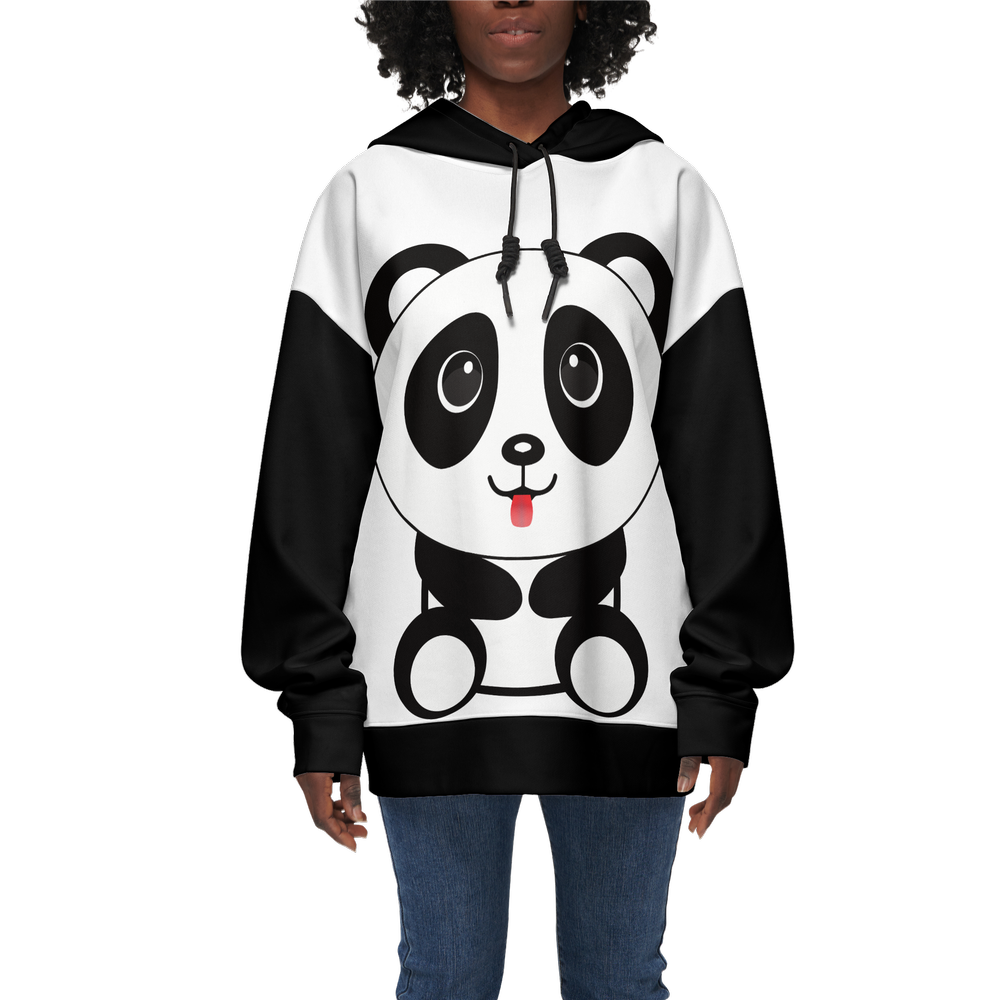Kawaii Panda Women’s Relaxed Fit Hoodie-Super Heavy 375g