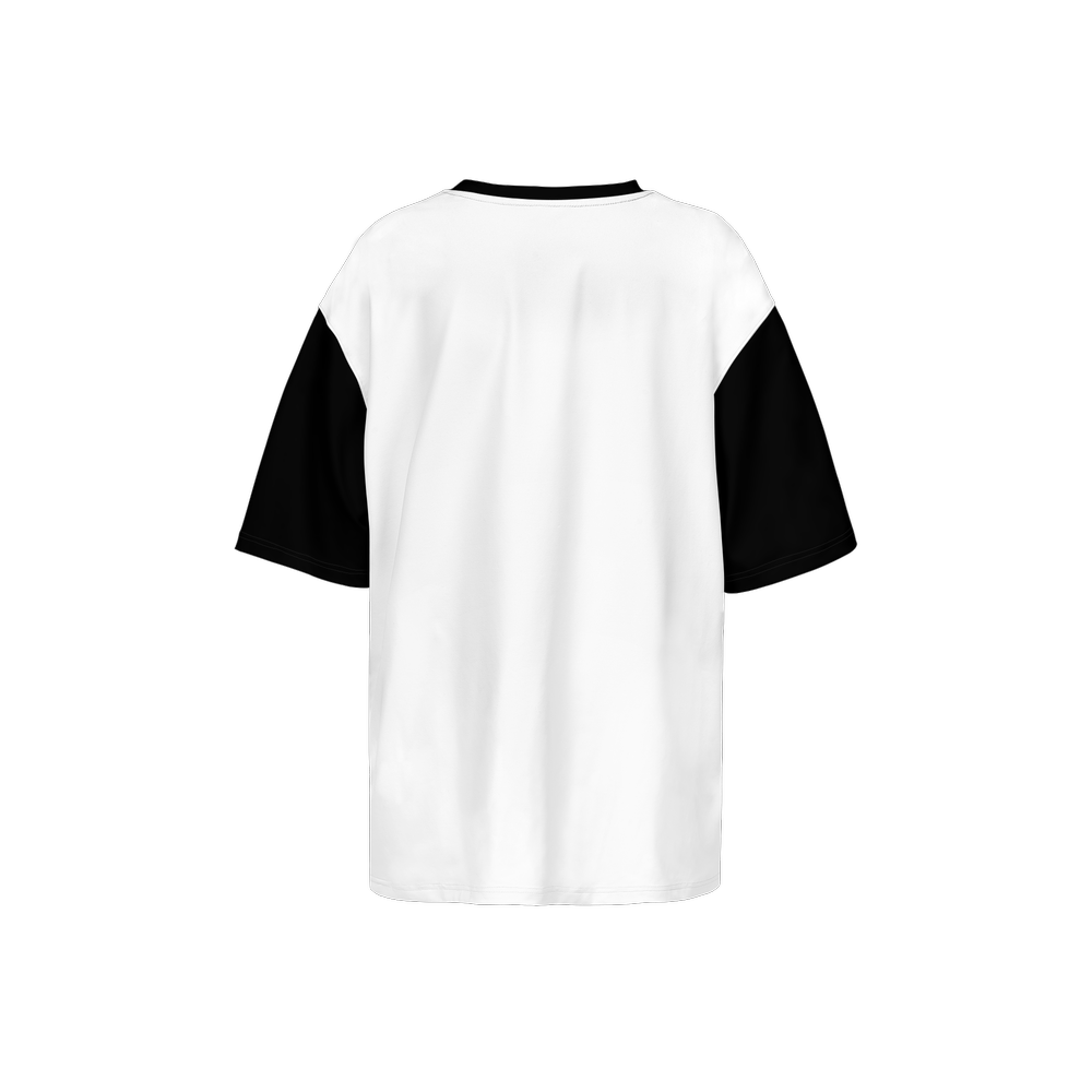 Kawaii Panda Women’s Oversized Short-Sleeve T-Shirt-Heavyweight 225g