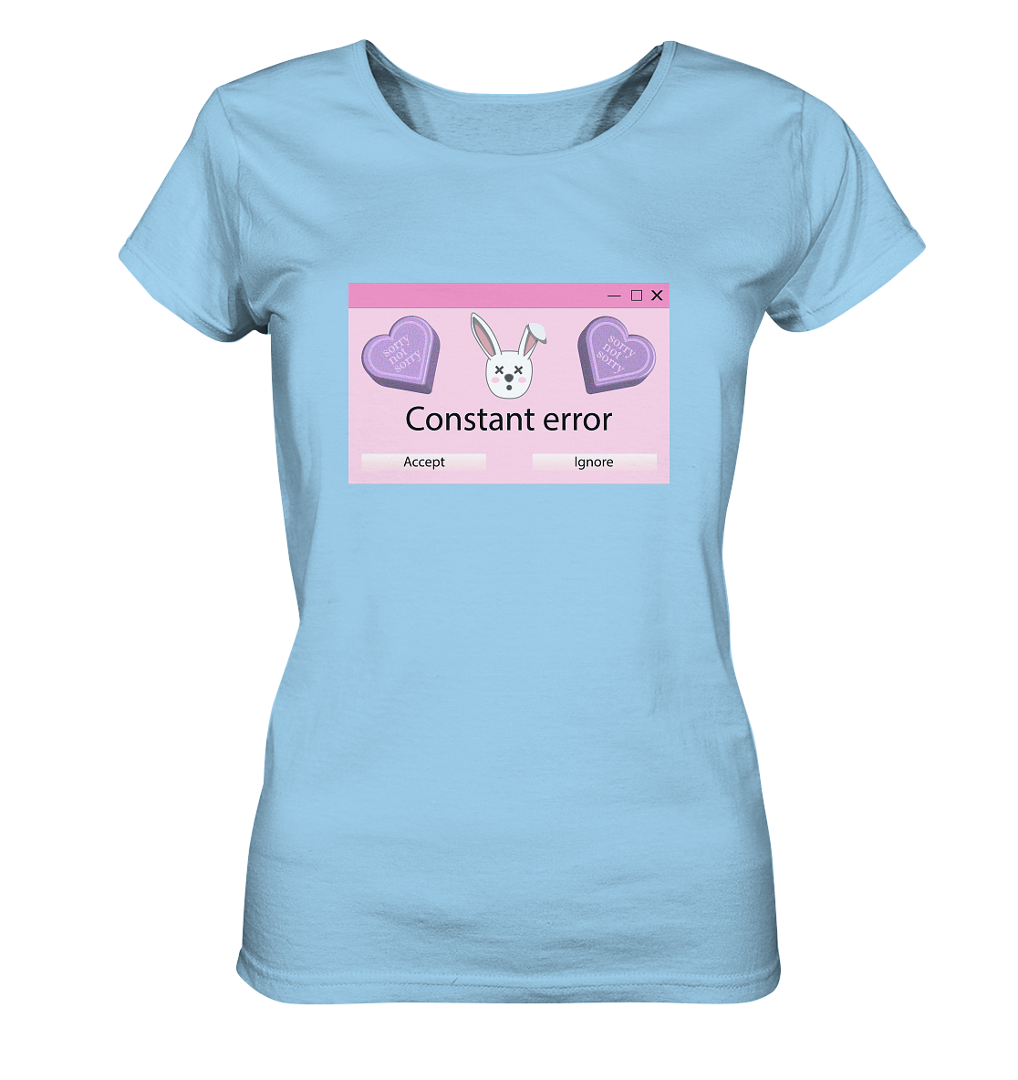 Constant Error Window - Ladies Organic Shirt
