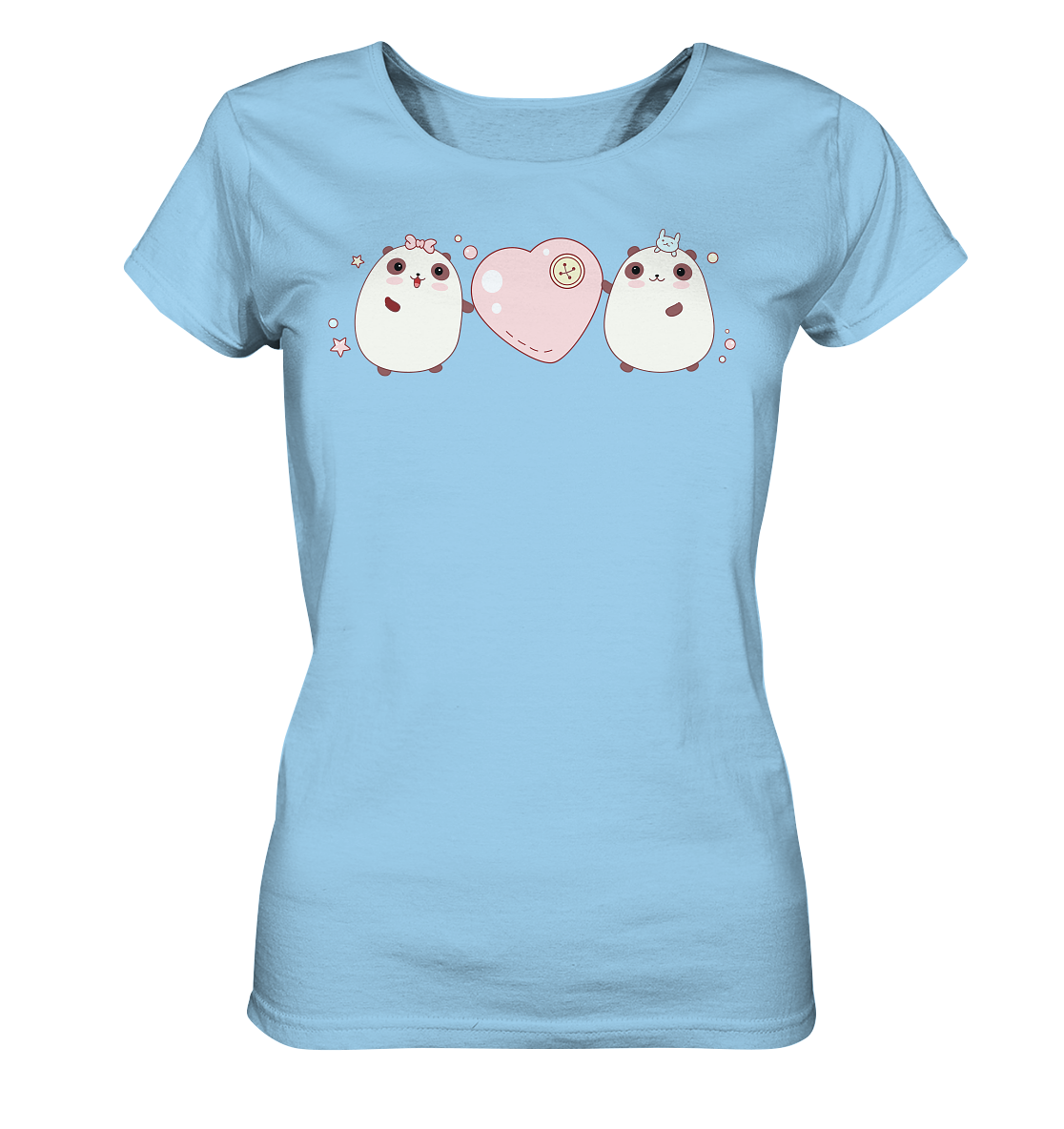 Kawaii Pandas - Ladies Organic Shirt