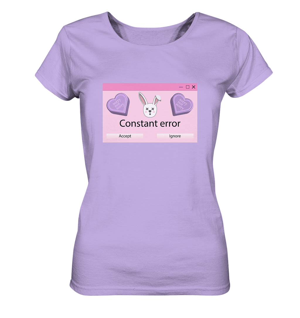 Constant Error Window - Ladies Organic Shirt