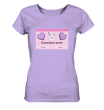 Constant Error Window - Ladies Organic Shirt