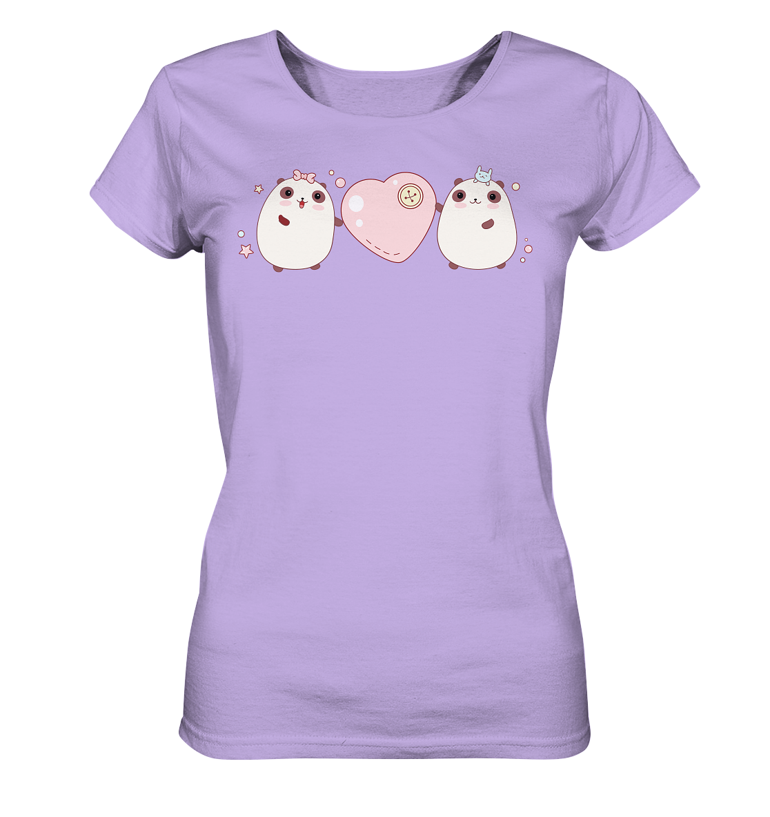 Kawaii Pandas - Ladies Organic Shirt
