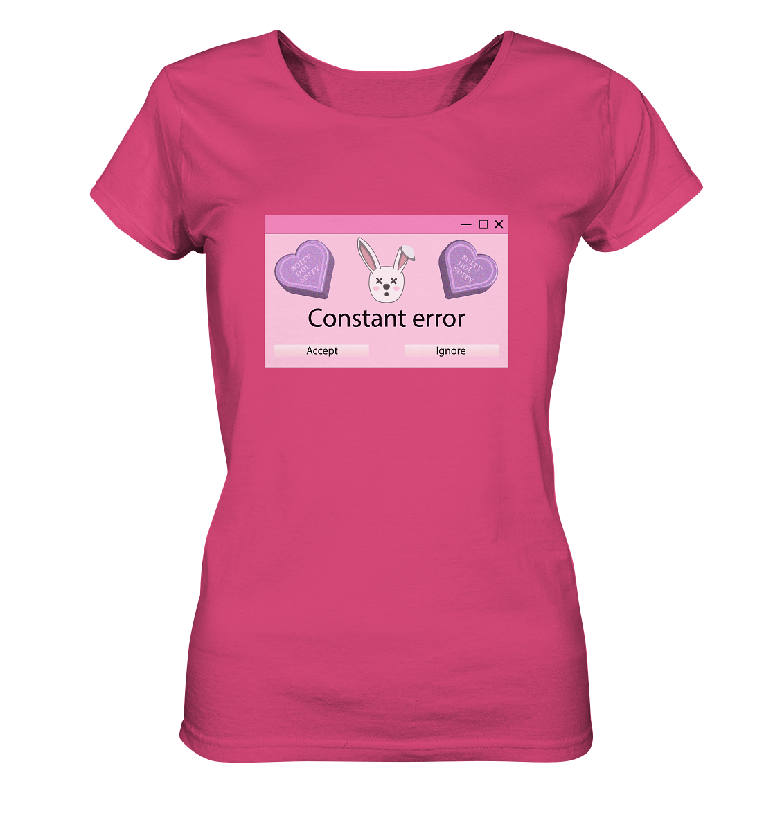 Constant Error Window - Ladies Organic Shirt