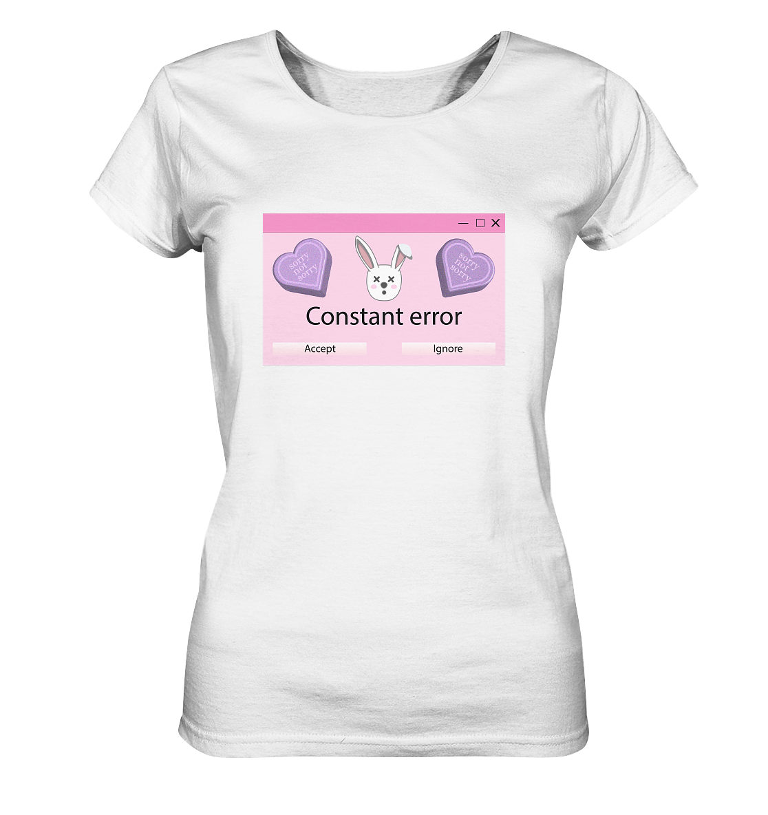Constant Error Window - Ladies Organic Shirt