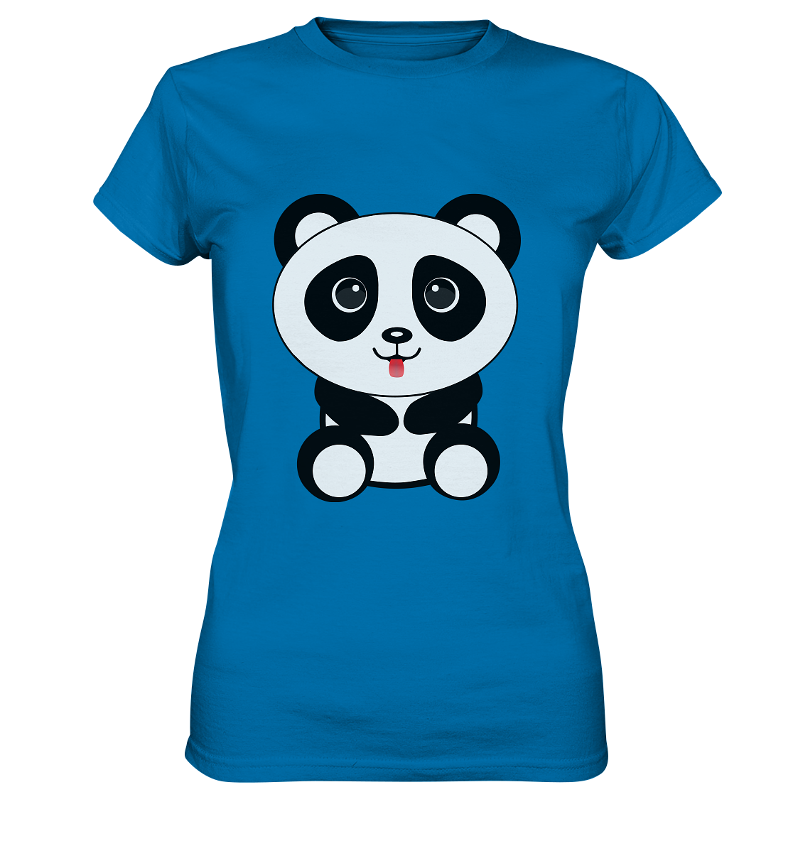Kawaii Panda Ladies T-Shirt - Ladies Premium Shirt