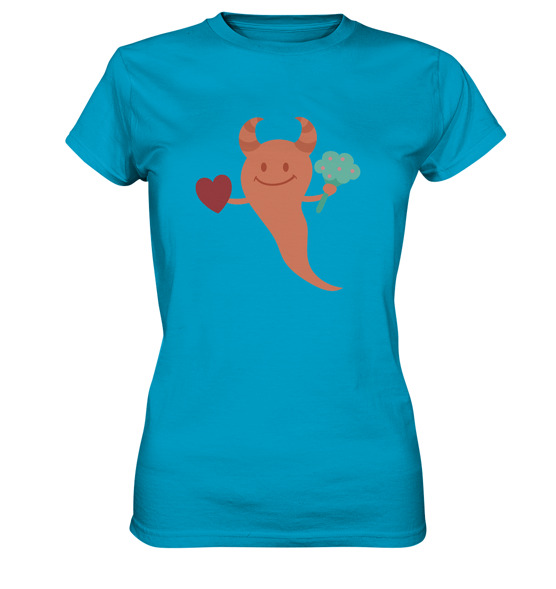Cute monster Ghost - Ladies Premium Shirt