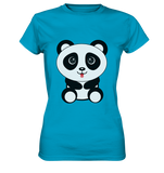 Kawaii Panda Ladies T-Shirt - Ladies Premium Shirt