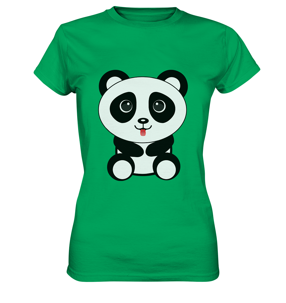 Kawaii Panda Ladies T-Shirt - Ladies Premium Shirt