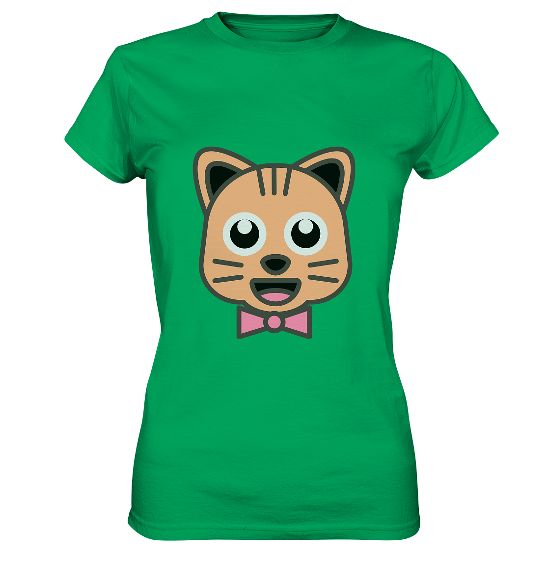 Kawaii Cat Ladies T-Shirt - Ladies Premium Shirt
