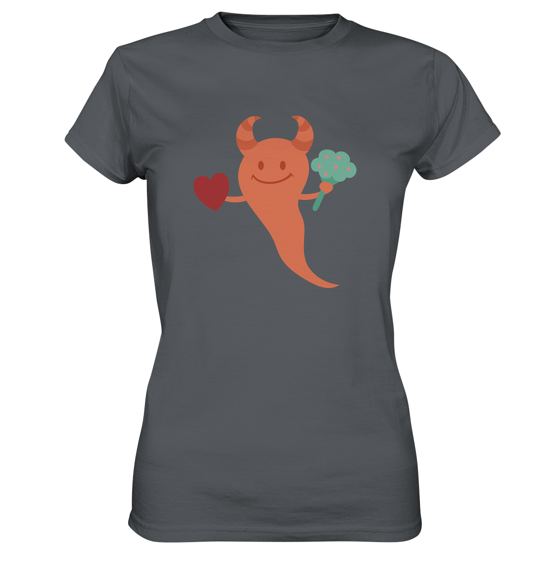 Cute monster Ghost - Ladies Premium Shirt