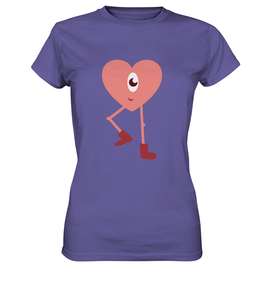 Cute Monster Heart - Ladies Premium Shirt
