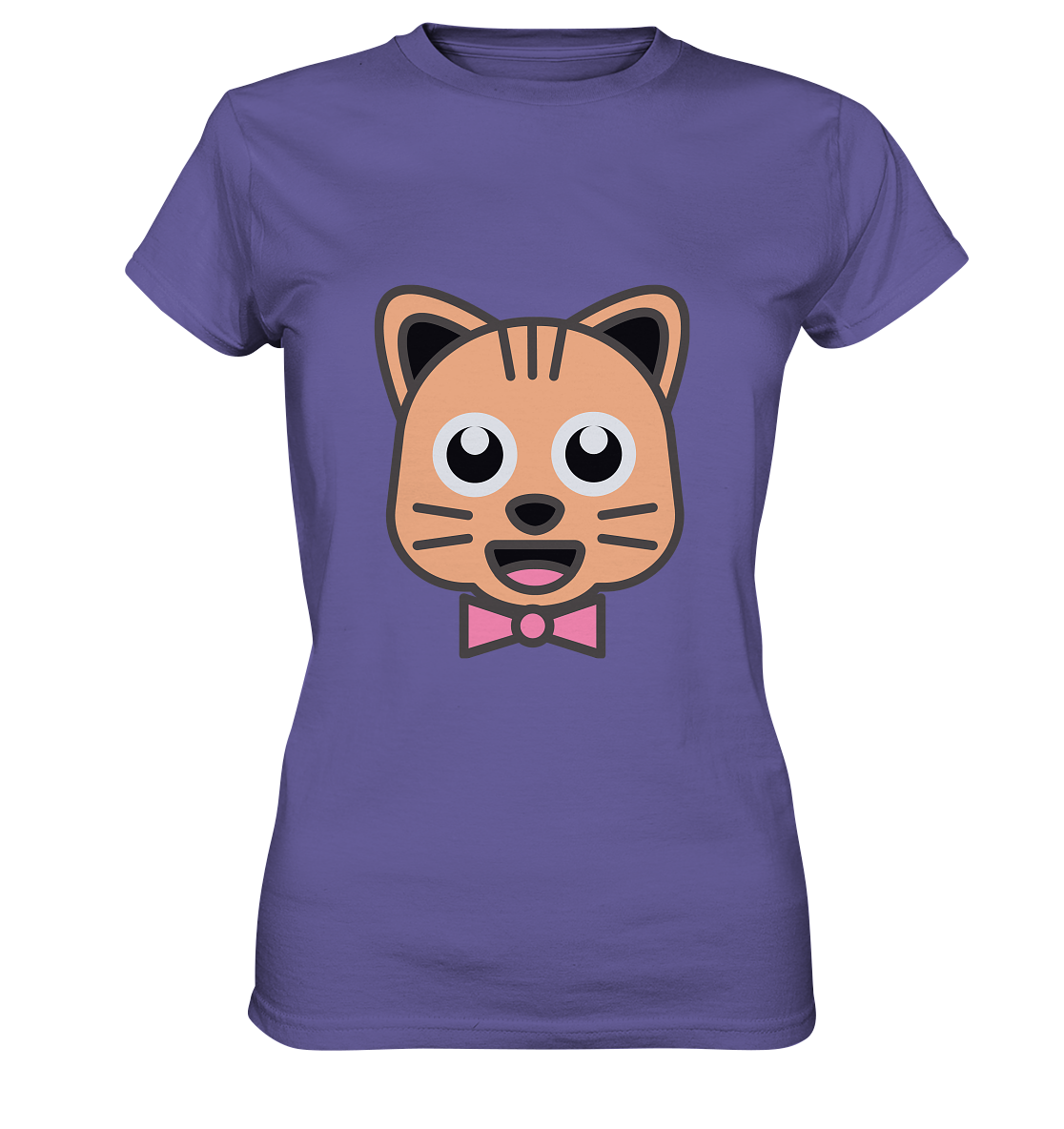 Kawaii Cat Ladies T-Shirt - Ladies Premium Shirt