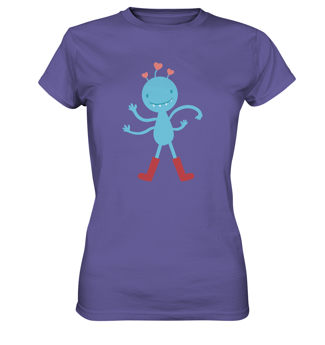 Cute more hand monster - Ladies Premium Shirt