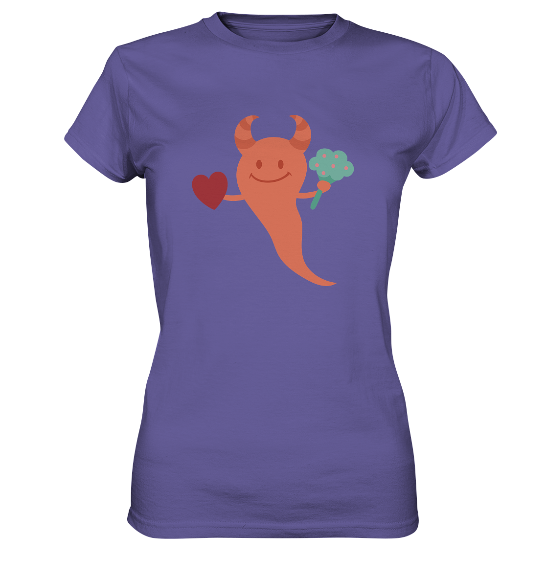Cute monster Ghost - Ladies Premium Shirt