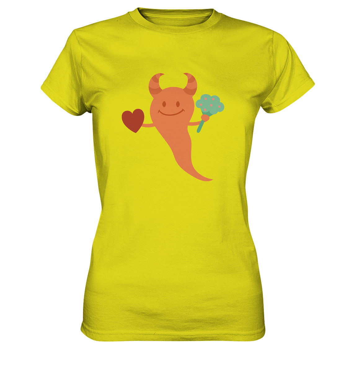 Cute monster Ghost - Ladies Premium Shirt