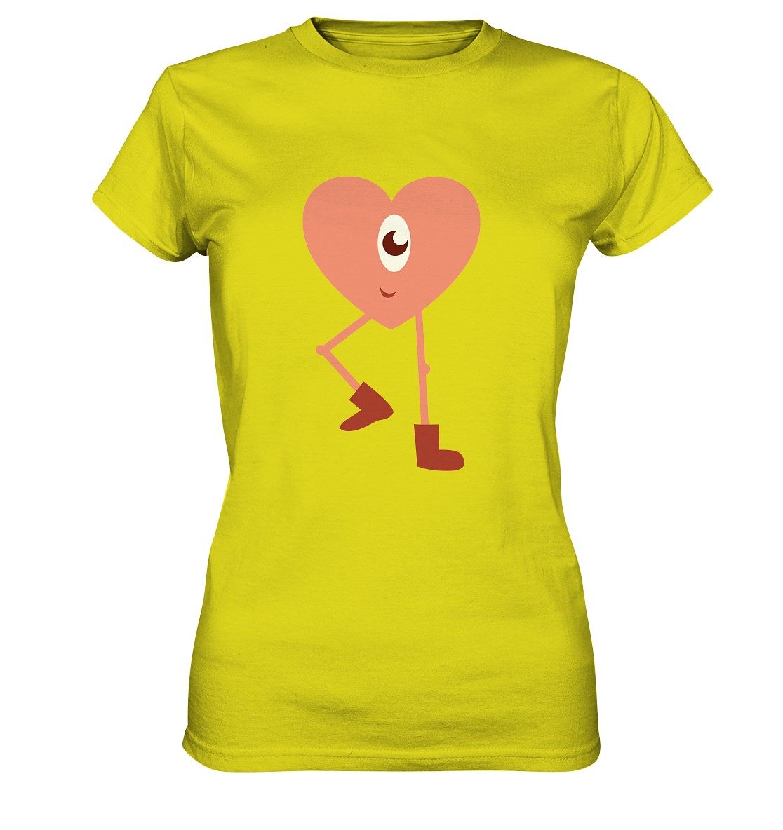 Cute Monster Heart - Ladies Premium Shirt