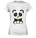 Kawaii Panda Bamboo Ladies T-Shirt - Ladies Premium Shirt