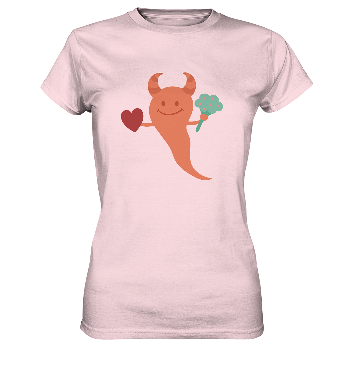Cute monster Ghost - Ladies Premium Shirt