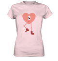 Cute Monster Heart - Ladies Premium Shirt