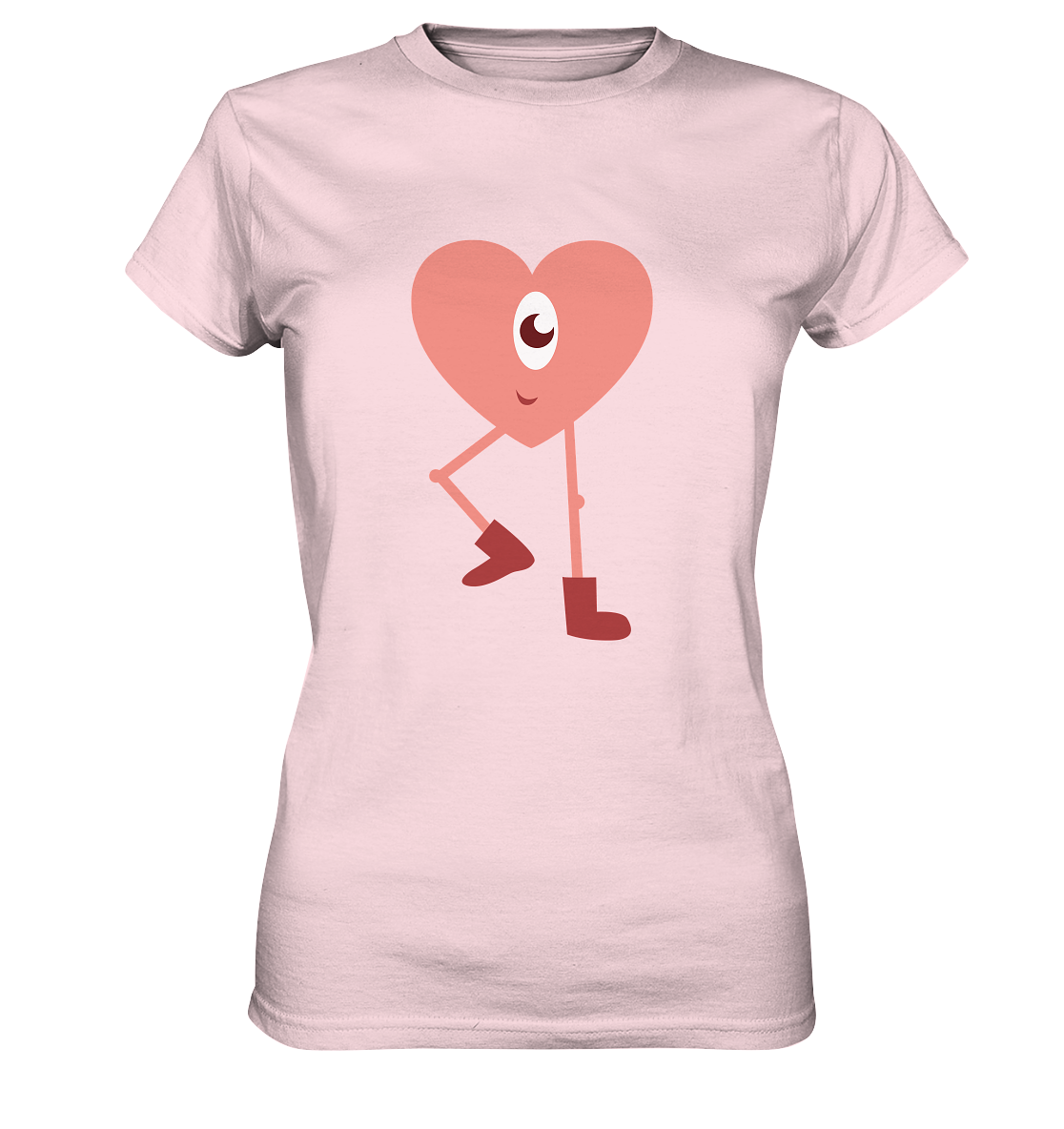 Cute Monster Heart - Ladies Premium Shirt