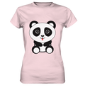 Kawaii Panda Ladies T-Shirt - Ladies Premium Shirt