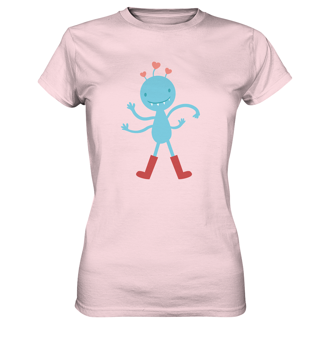 Cute more hand monster - Ladies Premium Shirt