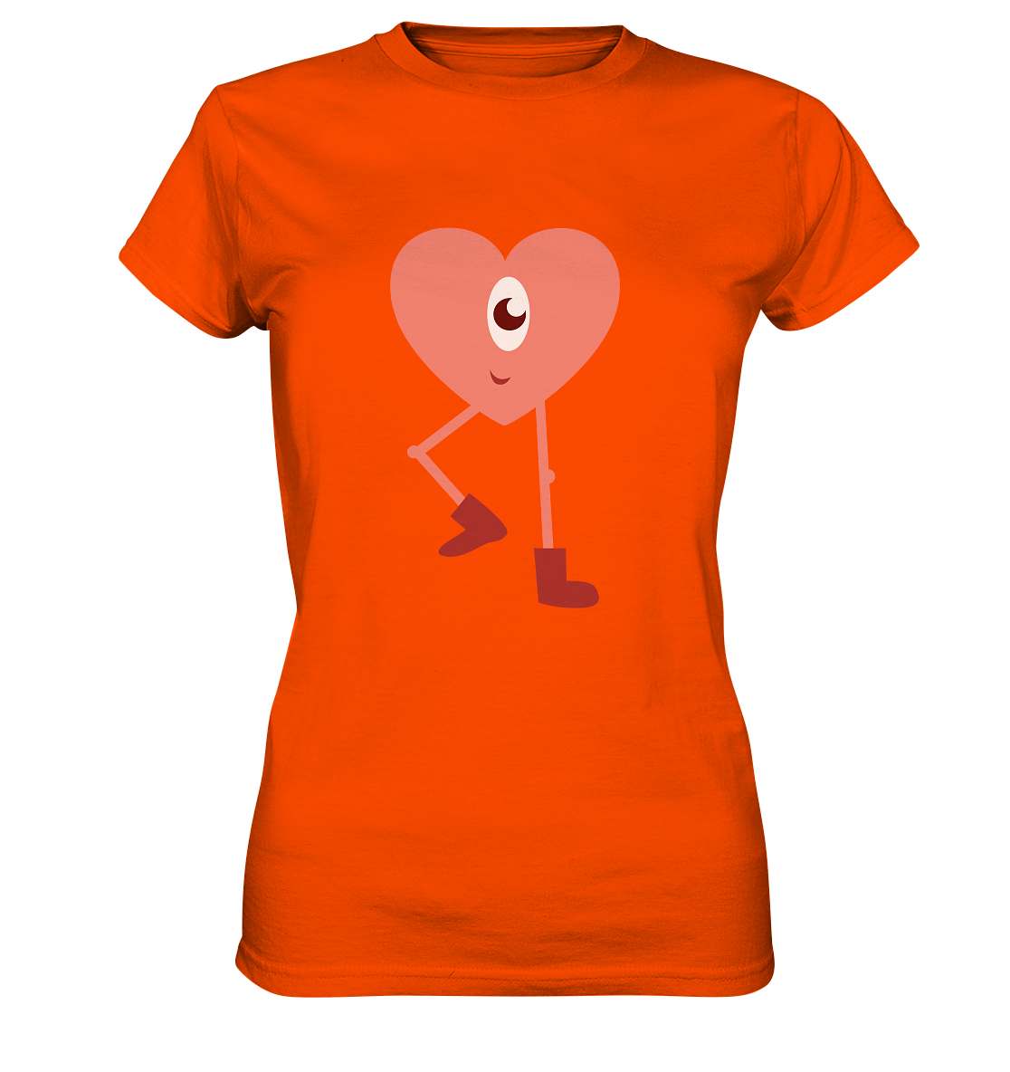 Cute Monster Heart - Ladies Premium Shirt