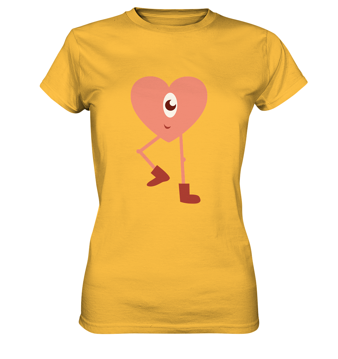 Cute Monster Heart - Ladies Premium Shirt
