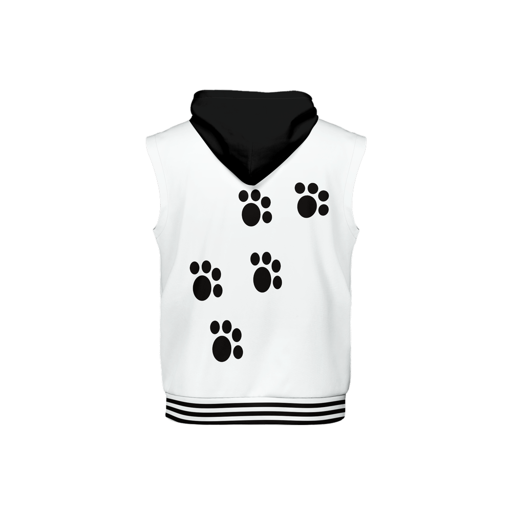 Kawaii dogs sleeveless pullover hoodie