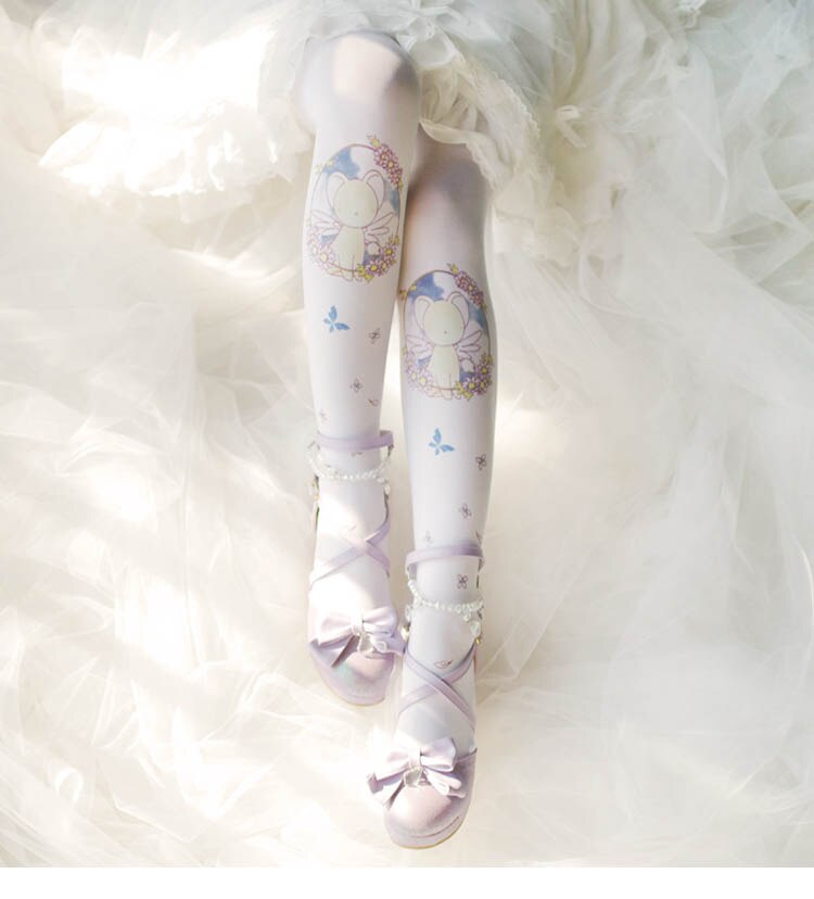 Anime Card Captor Sakura Kero Kawaii  Tights