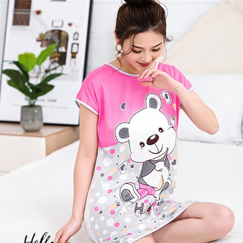 Cartoon sleepwear crew neck