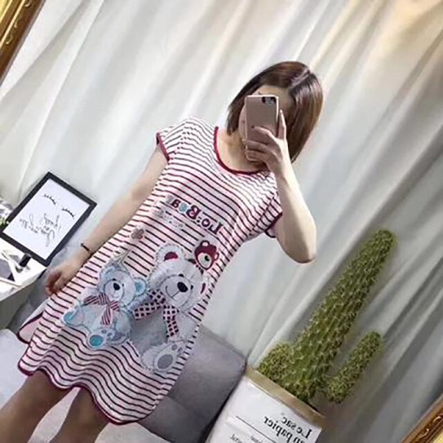 Cartoon sleepwear crew neck