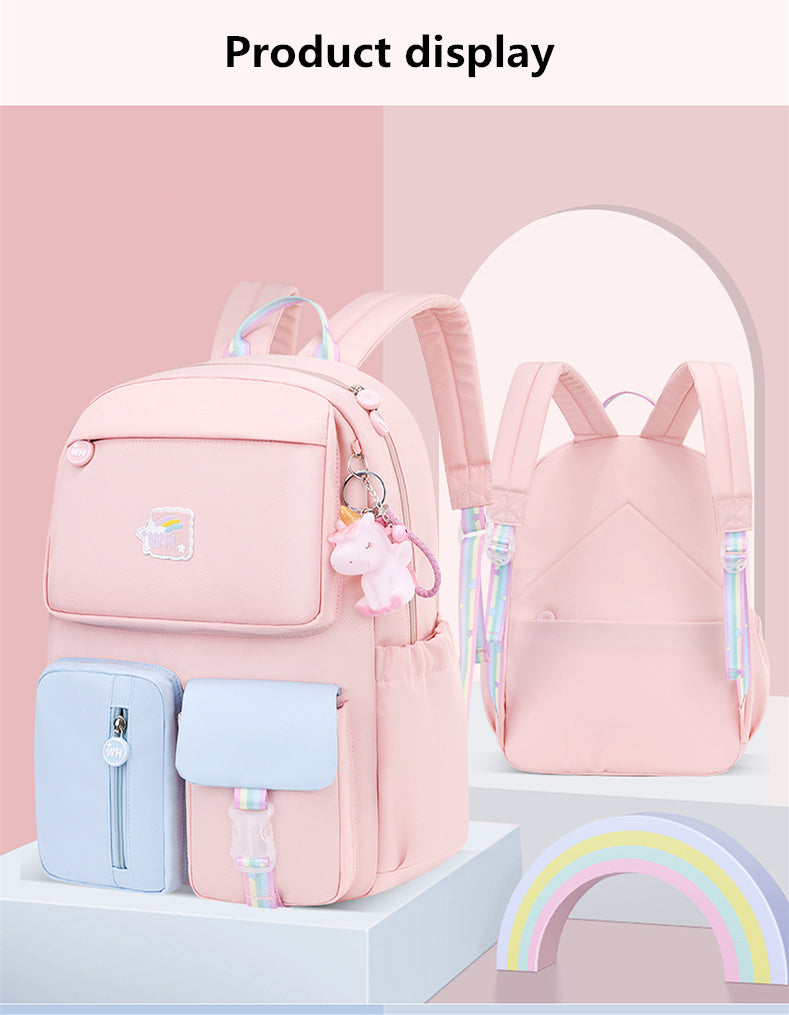 Korean fashion shoulder school bag (Waterproof)
