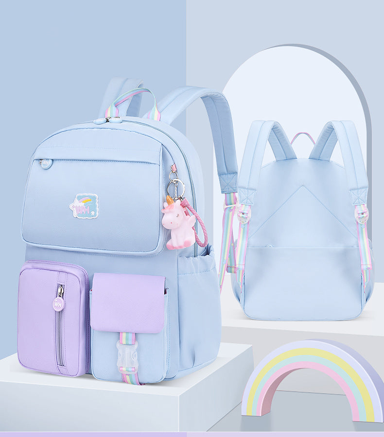 Korean fashion shoulder school bag (Waterproof)