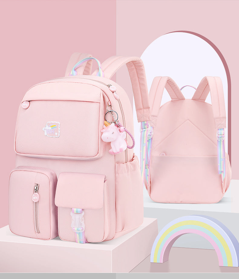 Korean fashion shoulder school bag (Waterproof)