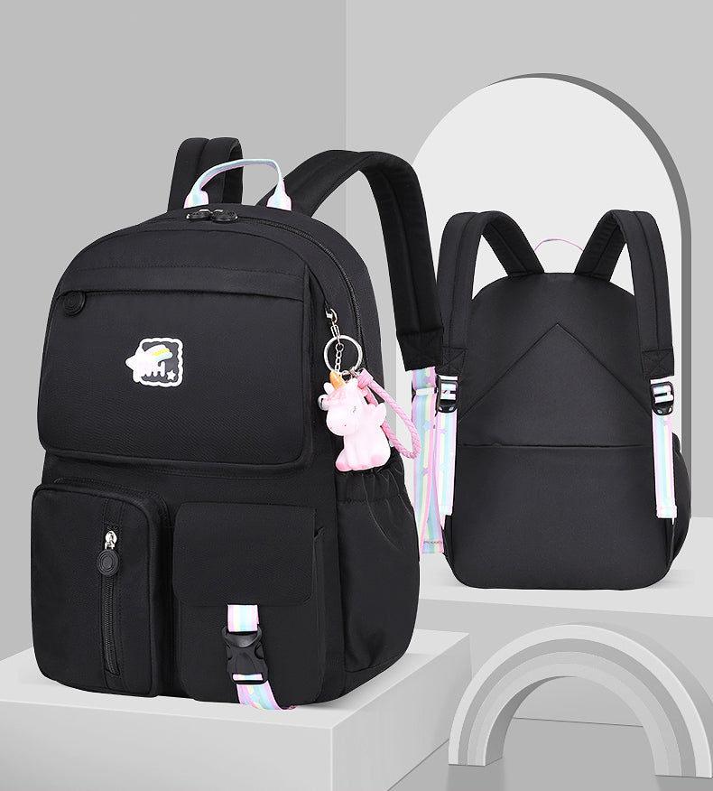 Korean fashion shoulder school bag (Waterproof)