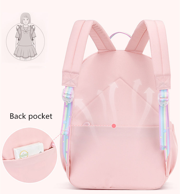 Korean fashion shoulder school bag (Waterproof)